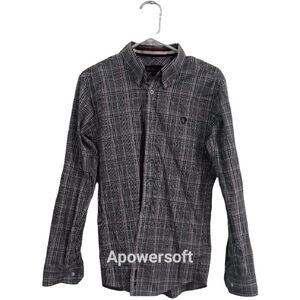 Ben Sherman plaid long sleeve button downshirt men's size L black/blue/red/white